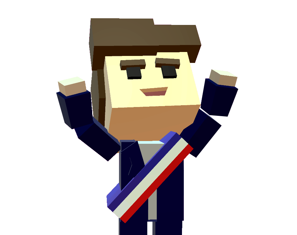 Personnage qui regarde en l'air